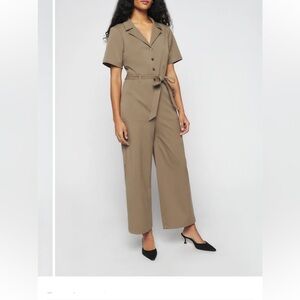 Reformation Khaki Jumpsuit